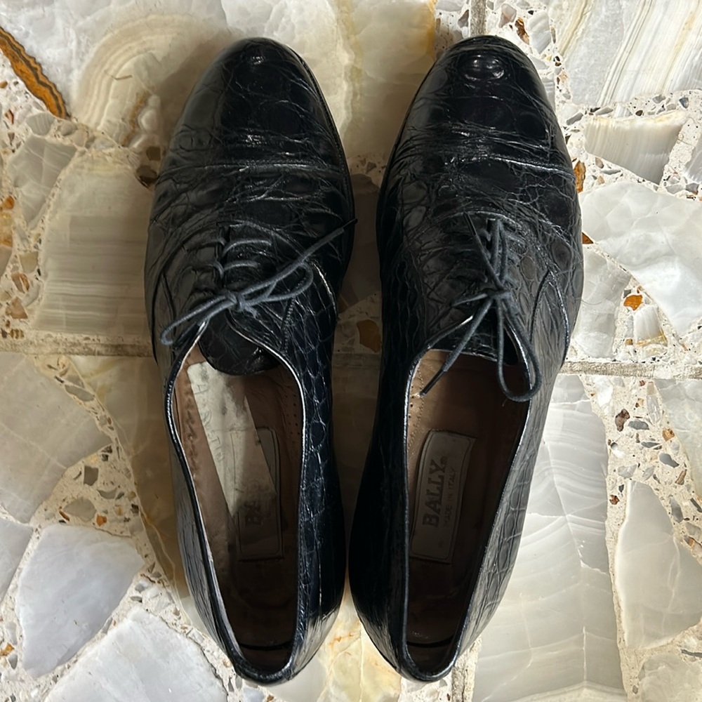 Bally men’s leather dress shoes, 9.5